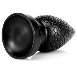 DarkSil Plug PineCock M 10 x 4.5cm Noir